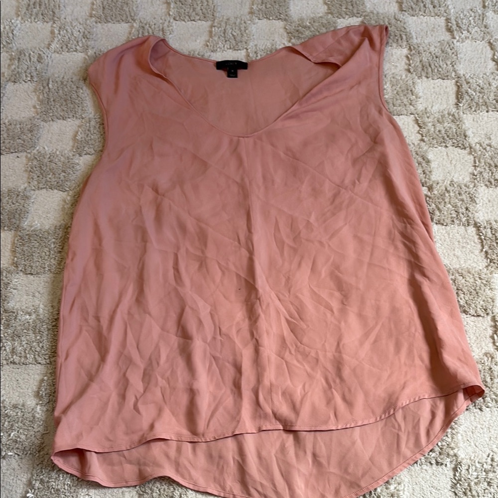 Women's Pink Sleeveless Top
